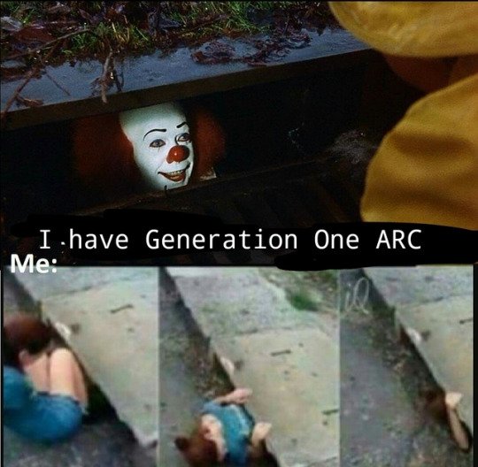 "Eu tenho Generation One"