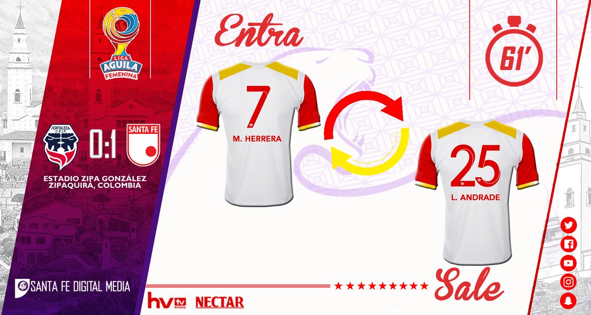 SantaFe's tweet photo. #Leonas
🔛 Melissa Herrera
↩️ @ladyandrade16
#FORvsSFE 0:1 (61') #FFP https://t.co/705XMSKcYV
