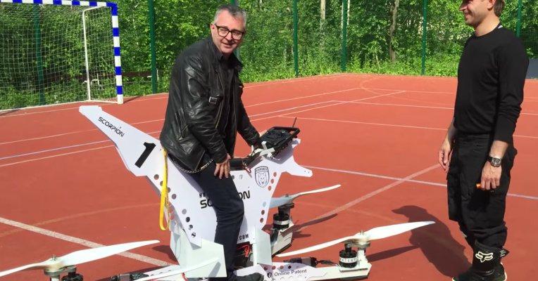 CES's tweet photo. Hoverbikes are coming https://t.co/LJWZ4B5uHv via @TechCrunch https://t.co/pldOOg136Y
