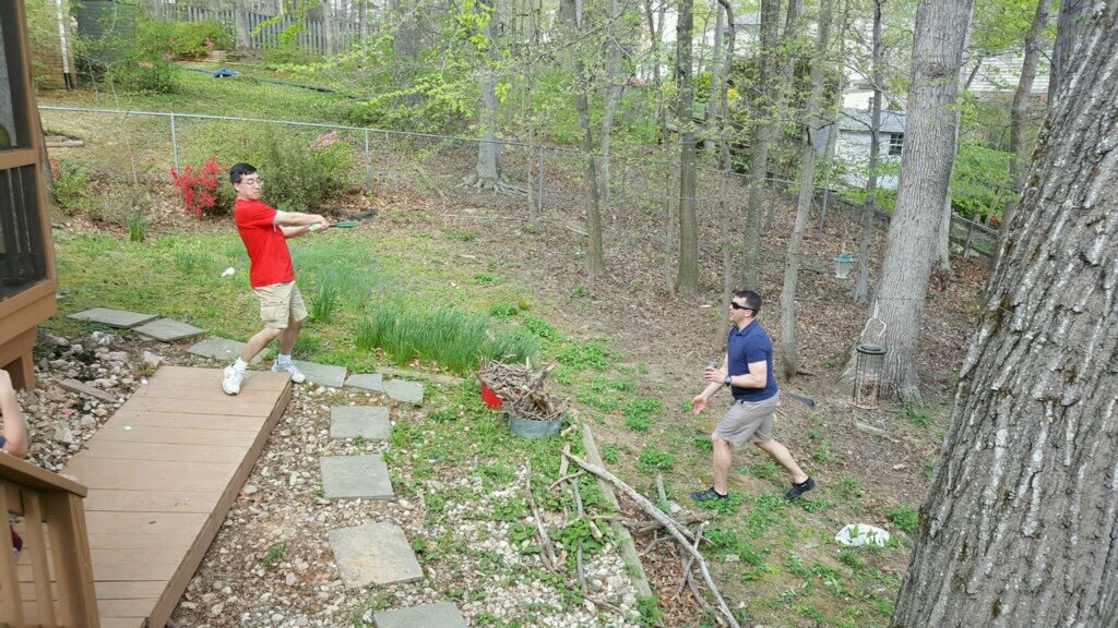 SufferLab's tweet image. Easter Egg Baseball people -- it's a thing and it's our awesome tradition! #Easter #Baseball