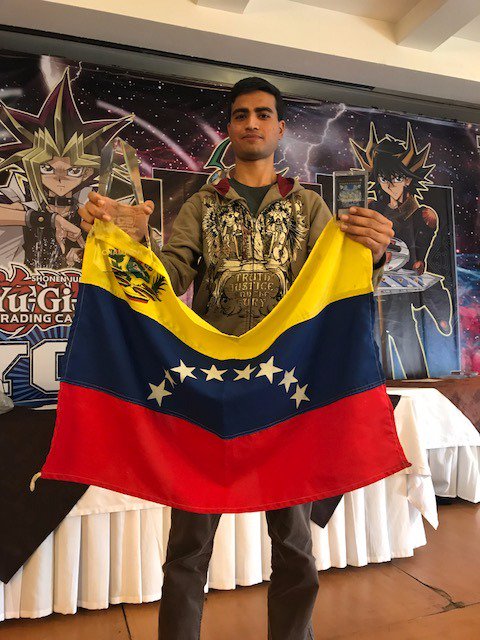 YuGiOh_TCG's tweet photo. Congratulations to Kanaan Asfour from Venezuela for becoming our newest #YCS Champion! https://t.co/4NYgVT4DEU