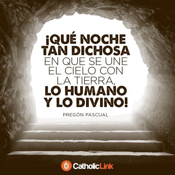 catholiclink_es's tweet photo. Un extracto del Pregón Pascual. ¡Alegrémonos porque el Señor resucitó! https://t.co/oxXNU7Nqld