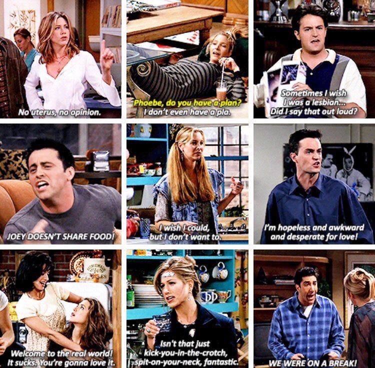 67 Friends TV Show Quotes - Friends Quotes TV Show - Parade