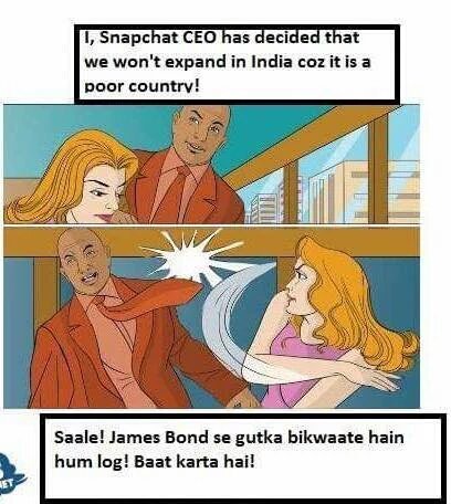 Mr_K21's tweet image. Lol ..! Epic one.. #snapchatceo @coolfunnytshirt @SirJadeja