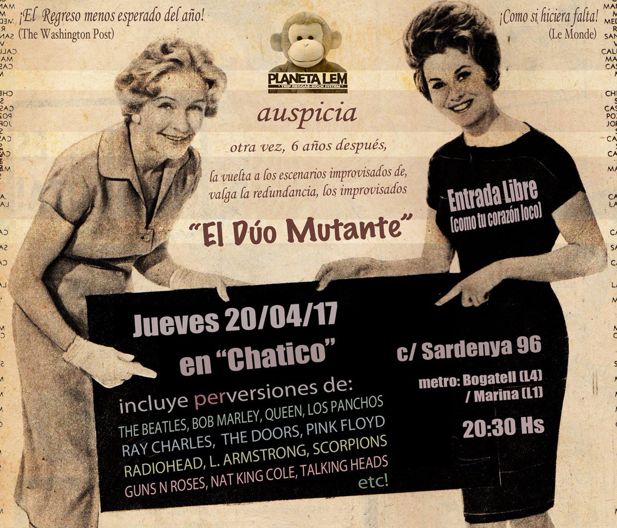 planetalem's tweet photo. Nada mejor que un Domingo de Resurrección para anunciar el  regreso del inefable, polisémico, pseudomítico, pretérito y pluscuamperfecto... https://t.co/PwslaOcGYh