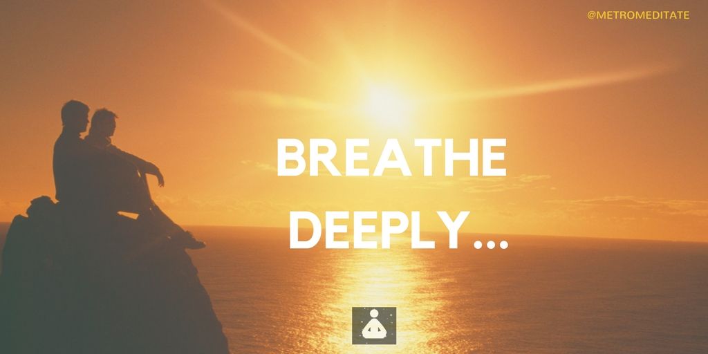 "Meditation &amp; concentration are the way to a life of serenity." -Baba Ram Dass
#metromeditate #metronomemeditation #meditation #pranayama