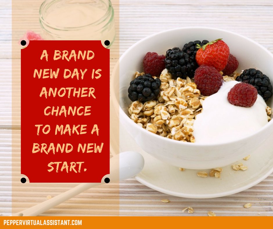 pepperva's tweet photo. You have a clean slate today! #MotivationMondays #MondayMusings #JumpstartYourWeek https://t.co/OKMv7Fnand
