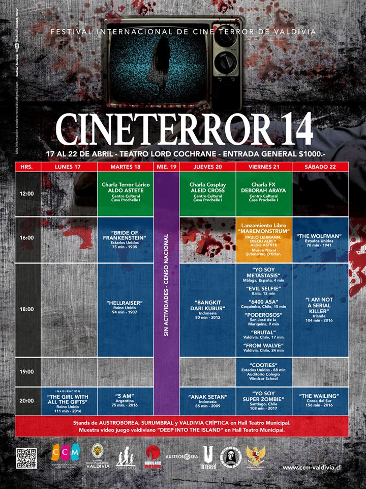 surumbral's tweet photo. ¡@surumbral en el Festival de @CineTerrorValdi! https://t.co/yi2iEA55st @ccmvaldivia @austral_losrios @AustroboreaE #Valdiviacl @VCriptica https://t.co/7vfjMtSPmy