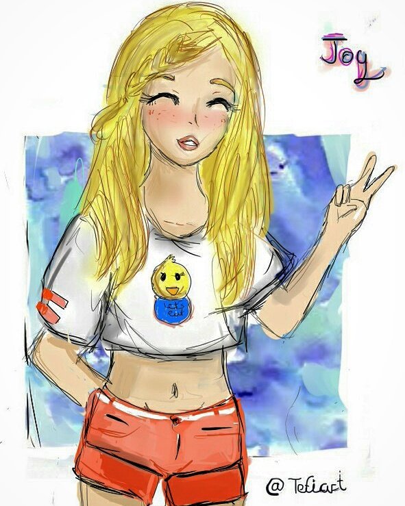 akanesinon's tweet photo. @edd00chan un dibujo que hice de Joy 😊❤ #Joy #FNAFHS #fnaf #draw https://t.co/TD72vPNe1D