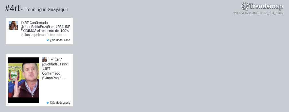TrendsGuayaquil's tweet image. #4rt es ahora una tendencia en #Guayaquil

trendsmap.com/r/EC_GUA_ftxkkv