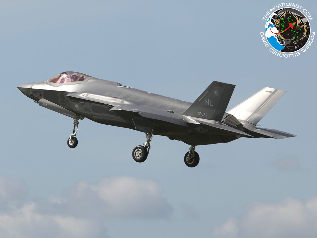 TheAviationist's tweet photo. Here are first U.S. Air Force F-35As landing at RAF Lakenheath for their first European deployment https://t.co/G49Aj8fKsA https://t.co/3XQBjMUlc1