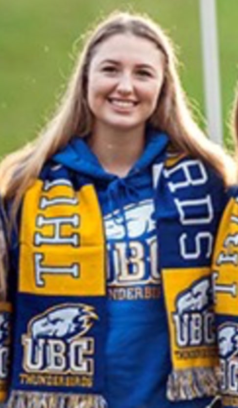 ubcwsoc's tweet photo. Incoming 2017 @daniellesteer_ from @Coastal_FC ending her #wfcshowcase with a 4 goal performance πππ#futureisbright https://t.co/nXMBGVPcf1