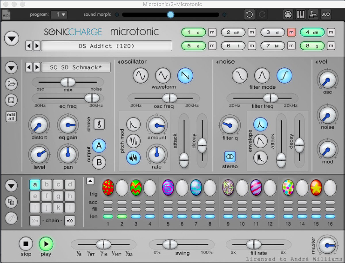 sonic charge microtonic ableton