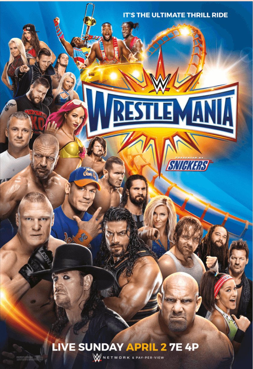 wrestlemania 10 poster