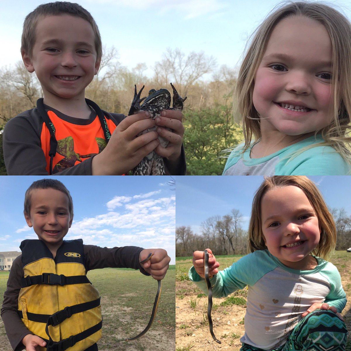 mike_Iaconelli's tweet image. Wishing everyone a very Happy Easter! Hope you had a blessed day filled with amazing surprises! I know we did! #ringsnake #bullfrog #eggs