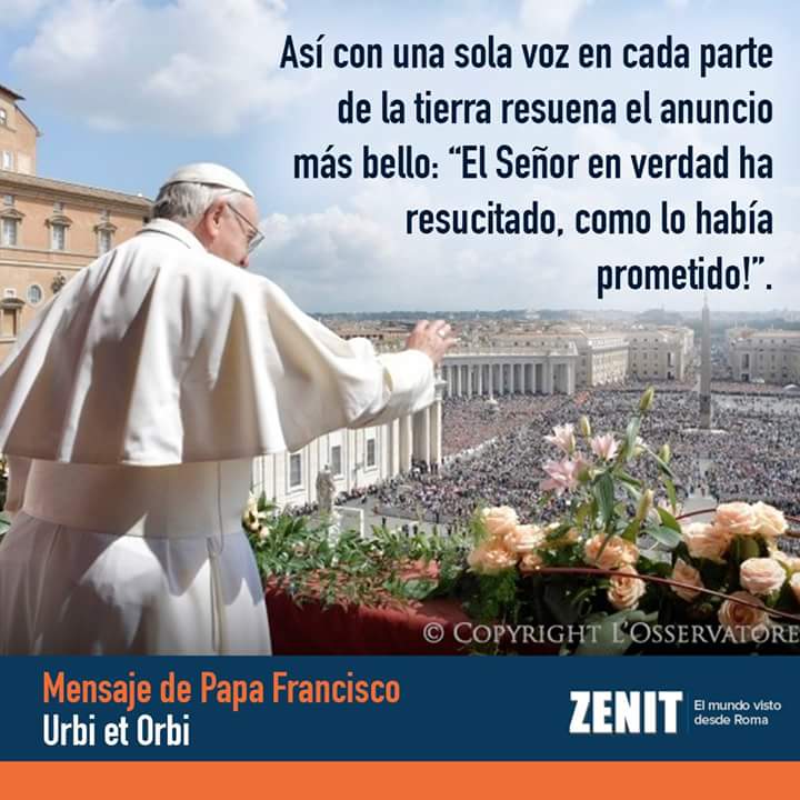 Zenit News Agency - Español on X: "Mensaje “Urbi et Orbi” del Papa  Francisco. TEXTO COMPLETO -> <a href=