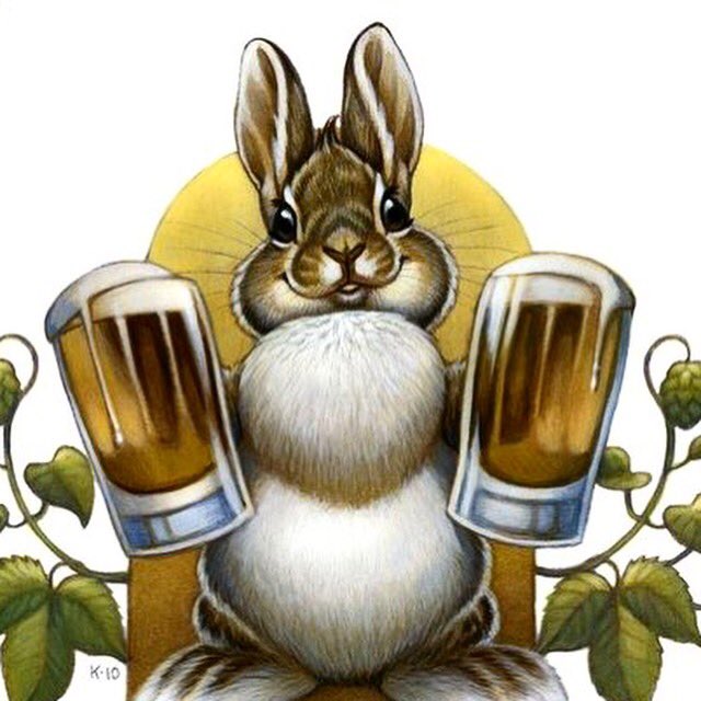 Bunnies and beer. Know what I'm sayin'?