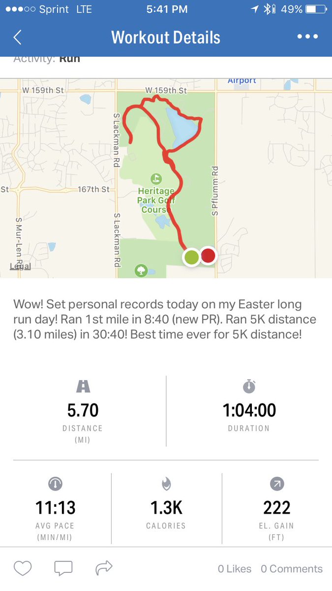 markvanbaale's tweet photo. Ran 1st mile in 8:40 (new PR). Ran 5K distance (3.10 miles) in 30:40! Best time ever for 5K distance! #RunForChrist #Easter https://t.co/tfPGdoF1KN