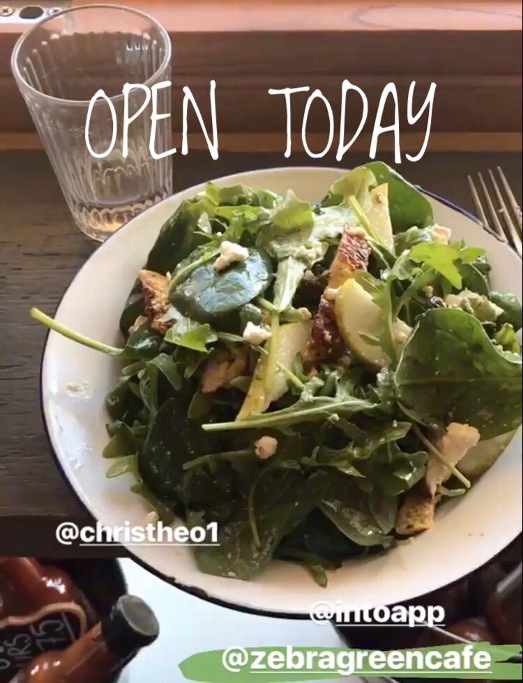 Open today for your eating &amp; drinking pleasure