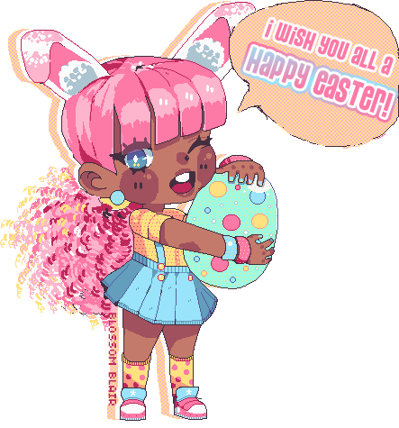 Sorry If It Looks Rushed Ahah Happy Bunn Blossom Blairのイラスト