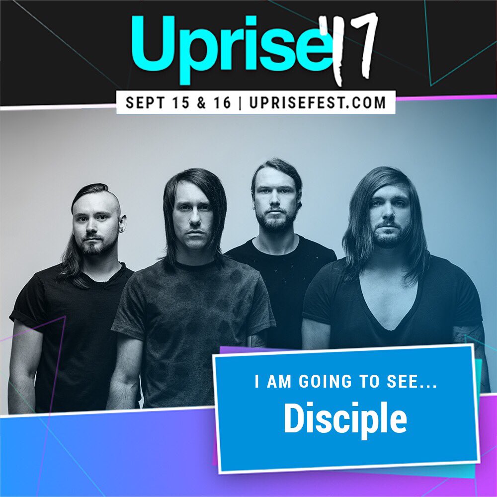 Disciple is coming to uprise17!! #uprise17 <a href="/disciplerocks/">Disciple</a>