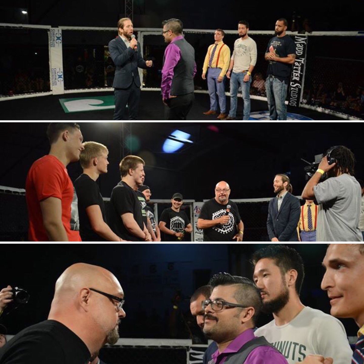 CaseyOxendine's tweet photo. The showdown has begun!! #borderwars #ValorvsWarrior #may6 @VALORFights @jcollinsky @tzloy @FloCombat @VinceSports @CutmanM4F https://t.co/bN6JBO19w4