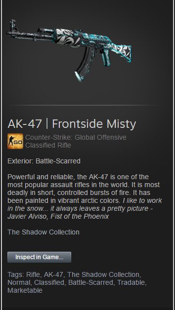 HirakazuO's tweet photo. Follow+Retweet @HirakazuO ＆@GamdomOfficial 
Ends in 3minutes
Giving away AK-47 | Frontside Misty BS https://t.co/dYPnhNLKDR