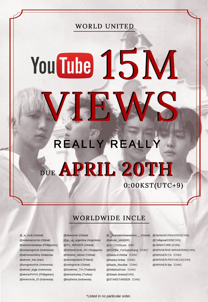 LET'S JOIN OUR STREAMING PARTY! #WINNER