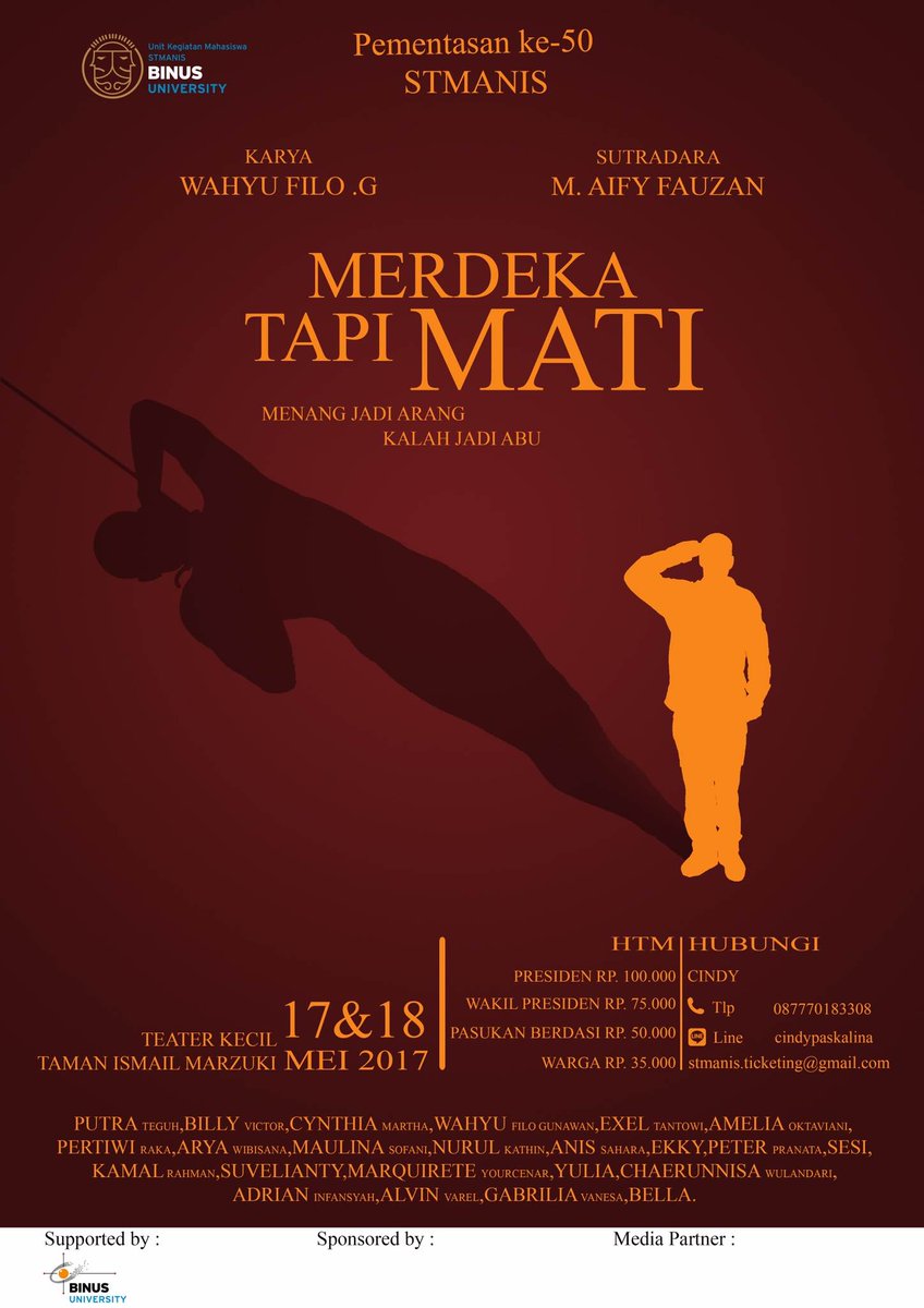 MERDEKA TAPI MATI tweet media