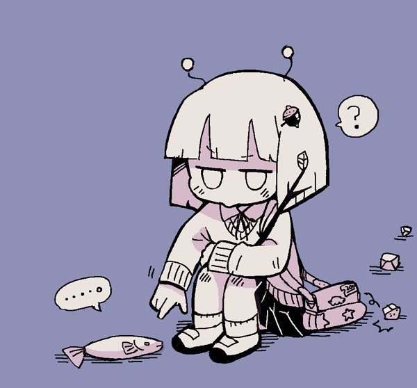 「なんだろうね 」|寺田てらのイラスト