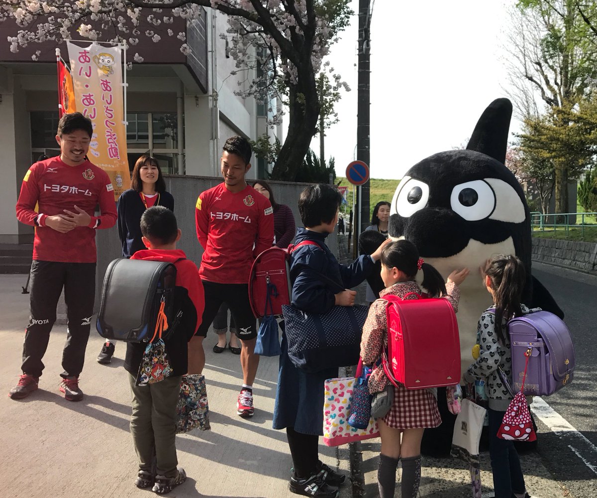 生徒会によるあいさつ運動 岡崎市立河合中学校