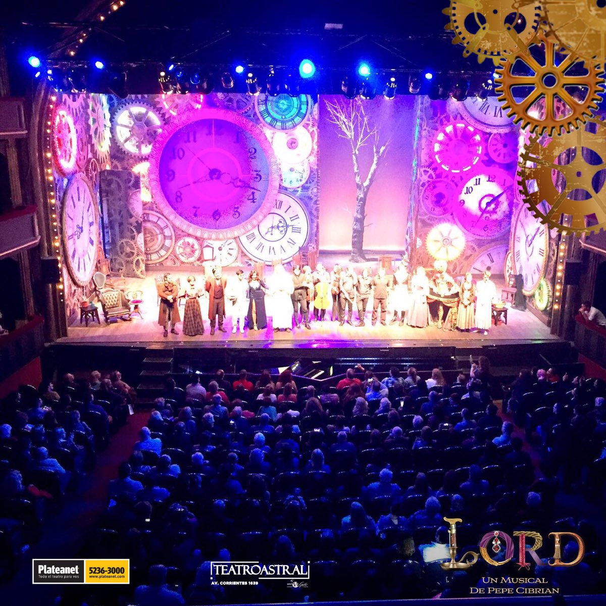 HERMOSA DESPEDIDA! Muchas gracias a todos los que nos acompañaron! Estamos felices! #LordElMusical 🎩🎶