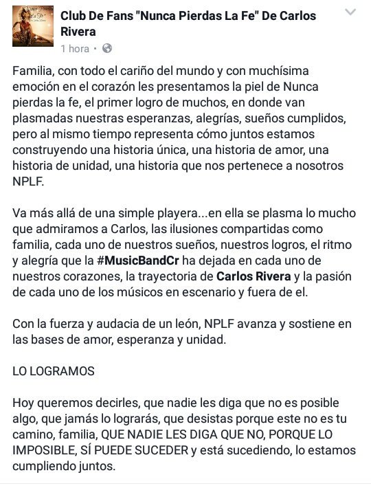 CaroArevaloNPLF's tweet photo. Valoramos tanto lo que hacen💛gracias por darnos los mejores conciertos
#NPLFConLaMusicBandCR
#MiPielRiveristaNPLF
#NPLFconRivera
@NuncaPLaFe https://t.co/udCapa0qEa