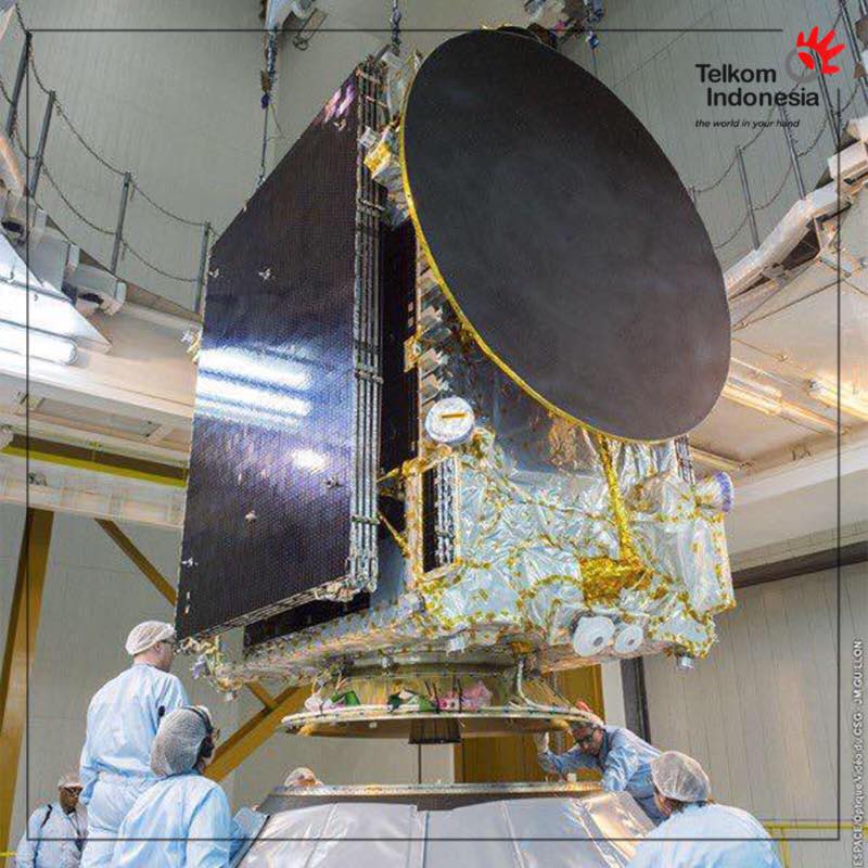 GPTP4TELKOM's tweet photo. Satelit Telkom 3S, satelit ke 9 milik Telkom yg tlh beroprasi membangun negri sejak thn 1976. #SatelitUntukIndonesia https://t.co/tXGZD8BAXM