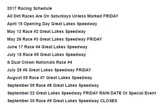 Great Lakes Speedway tweet media