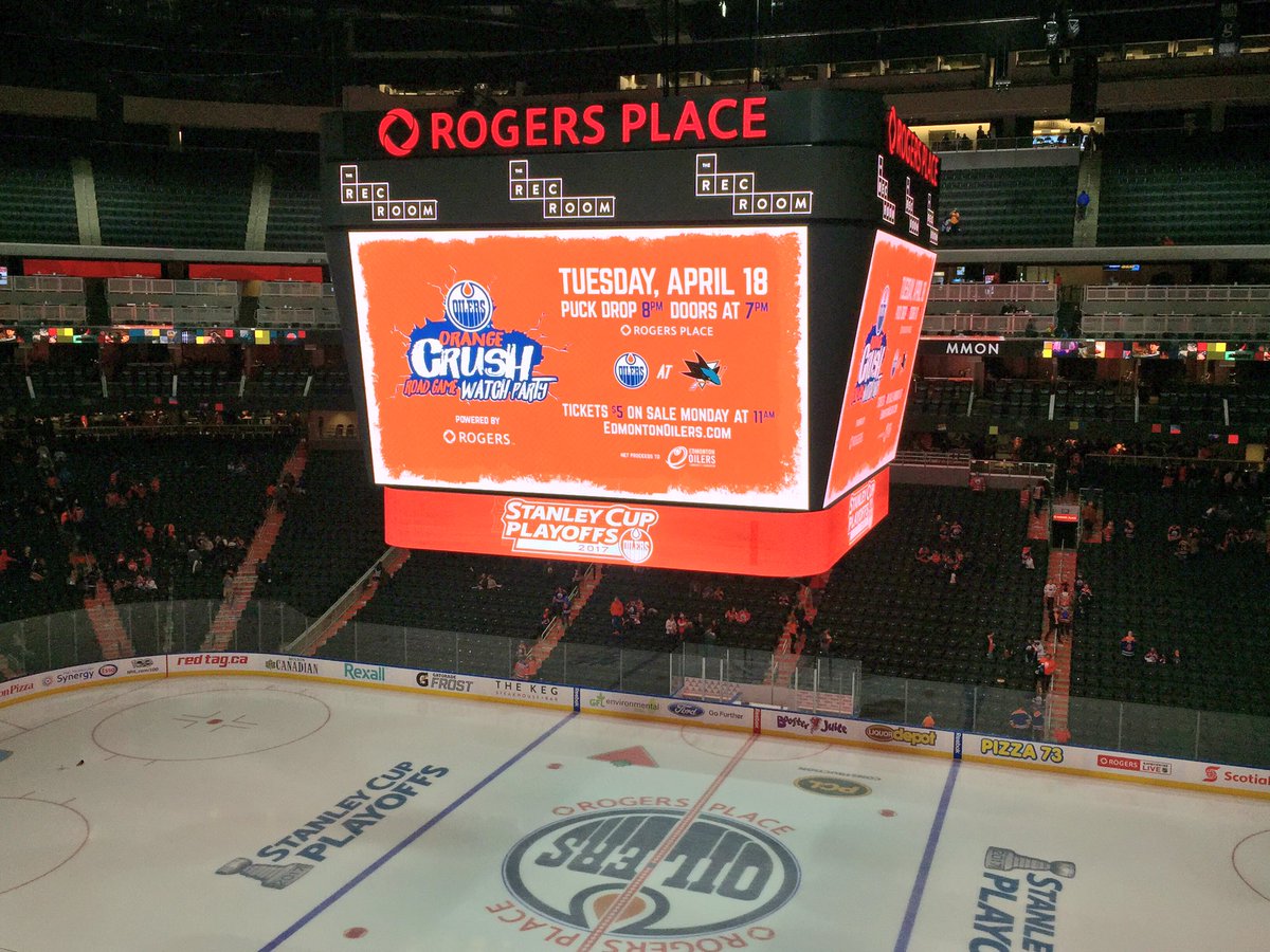 We will be hosting another #OrangeCrush Road Game Watch Party for Game 4 Tuesday! Tickets go on sale tomorrow morning at 11am! #LetsGoOilers