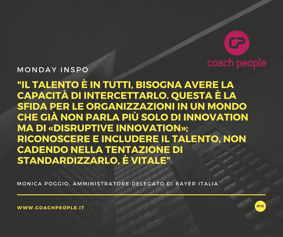 CP_coachpeople's tweet photo. #mondayinspo #valorizzare il #talento: una #sfida per le #organizzazioni @MonPog https://t.co/Zley1Ivyvj