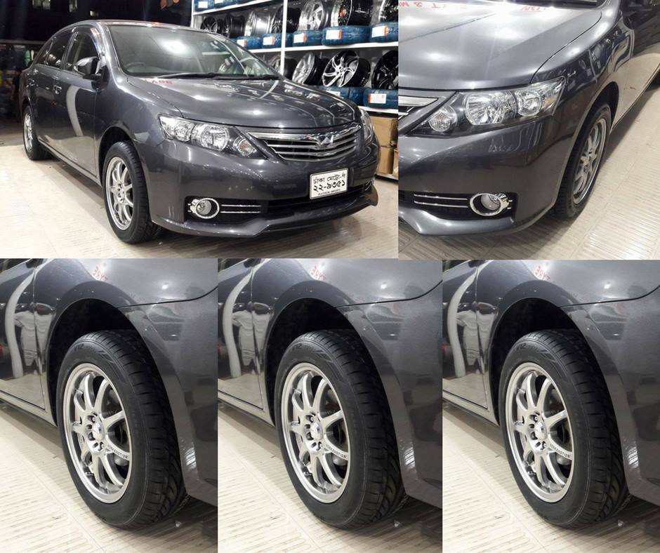 wheelmaxltd's tweet photo. Alloy Rims and Hankook tyres fitted in Toyota Allion by Wheel Max.
Size: 16 inches alloy
Hole: 5 holes near
Tyre: 205/ 55 ZR16 #Hankook https://t.co/SpsRMGTl7j