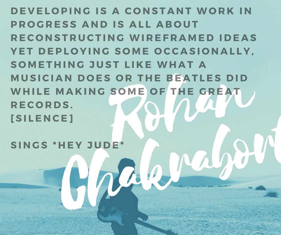 RockCreteDesign's tweet photo. @RohanGRR amazingly explained #startup collaborating with #ideas in an event. Proud to be one of the #startups. #tech #business #lessons https://t.co/caNhacb5Kr