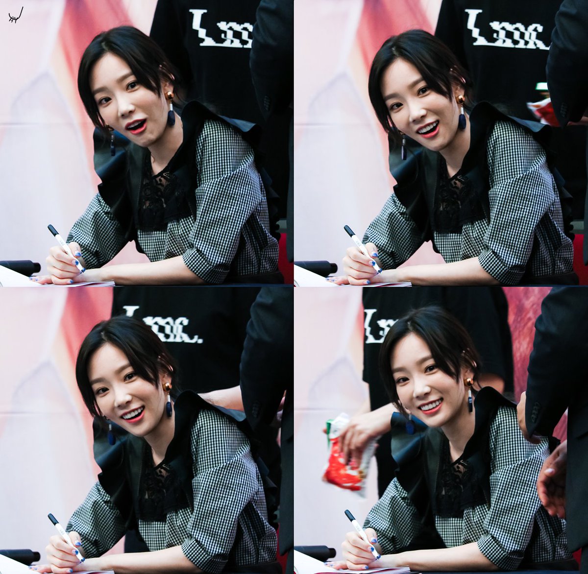 [PIC][16-04-2017]TaeYeon tham dự buổi Fansign cho “MY VOICE DELUXE EDITION” tại AK PLAZA vào chiều nay  - Page 3 C9m3tERUMAARgnf