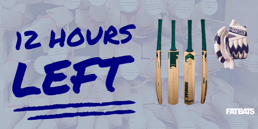 fatbats1's tweet photo. Not long left now! Our sale ends at midnight tonight! Just over 12 hours to get your gear for the 2017 season! #cricket #fatbats https://t.co/OXZ8hH5N21