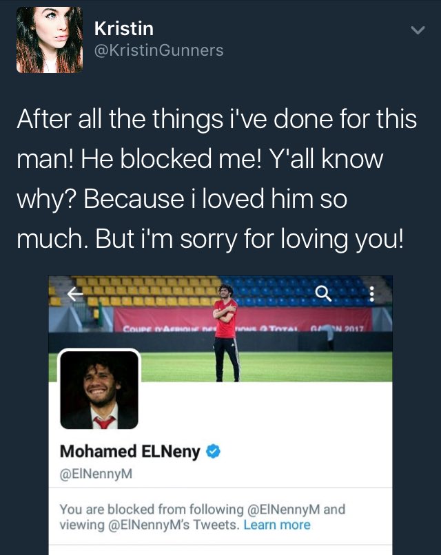 official_a7md's tweet photo. بتعملها بلوك لية انت اهبل دا محدش مقتنع بيك كلاعب على الكوكب غيرها https://t.co/EYre6V9zZX