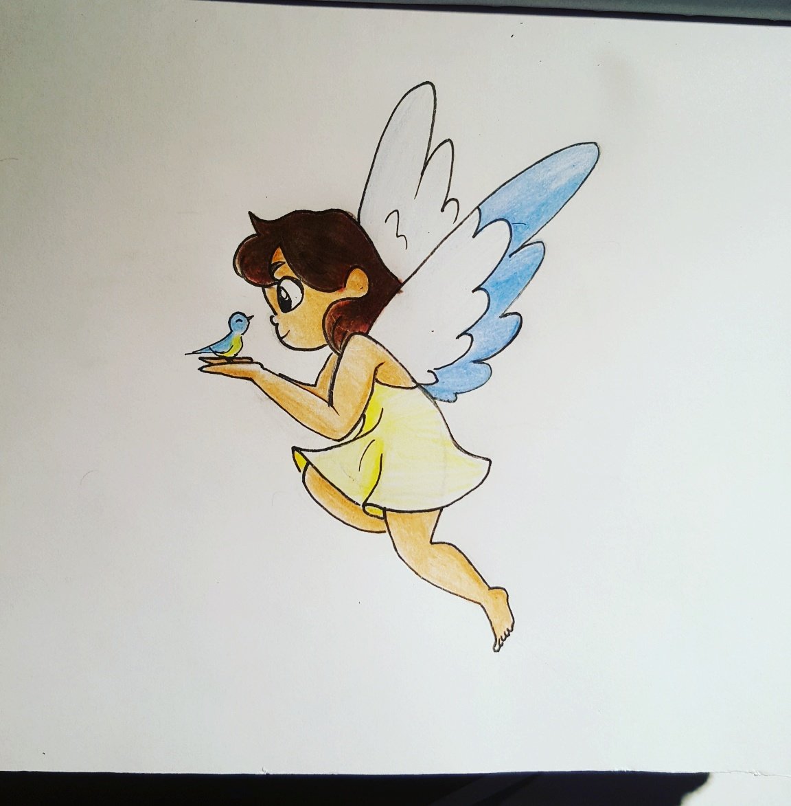 morydvalley's tweet photo. Daily 7 Flying buddies
Sorry for yesterdays daily i forgot to upload it. 😅
#dailydoodle #illustration #angelkid #bird https://t.co/63kF0RBvGc