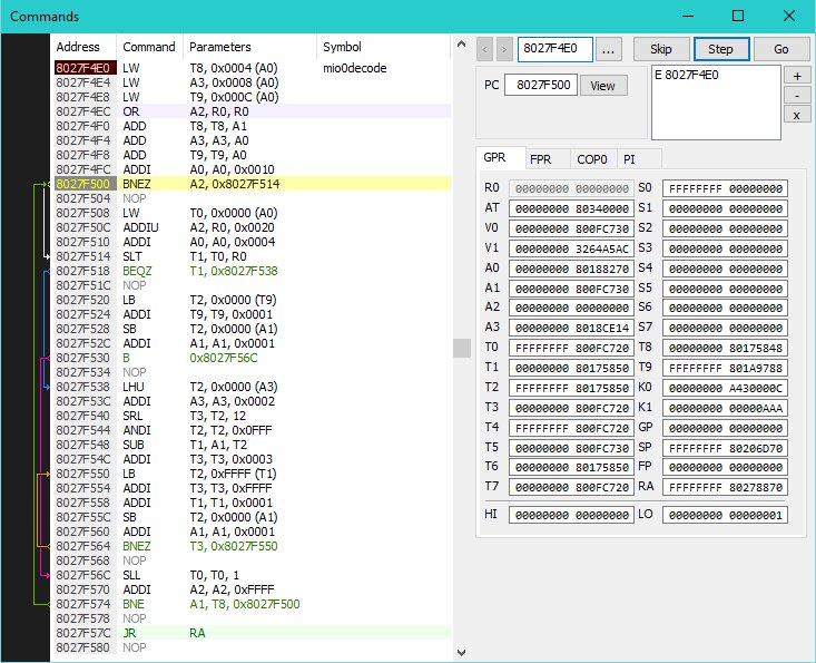 PJ64 debugger is coming along nicely. Just added some lovely branch arrows!😀