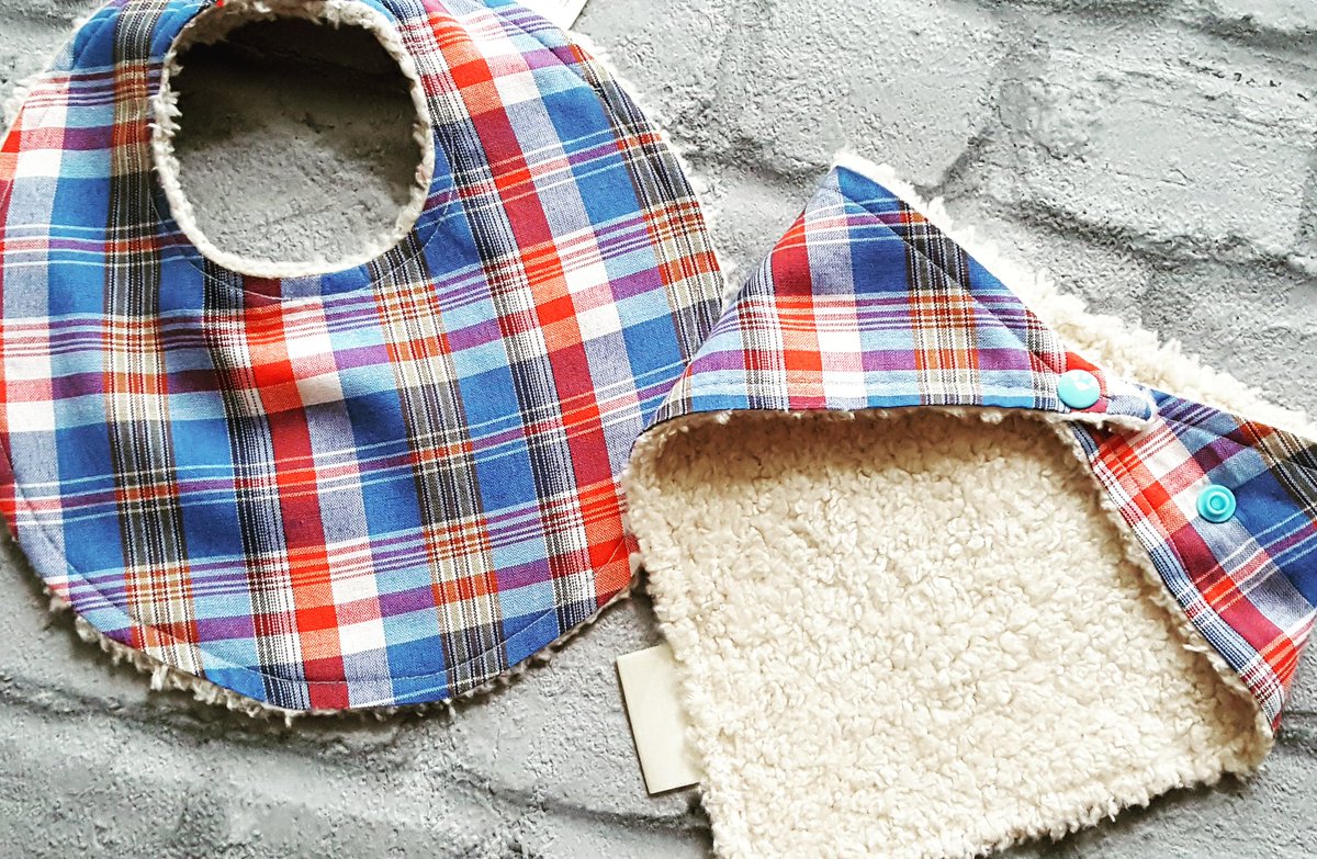 Luxury tartan bibs etsy.com/uk/listing/271… #babyshower #mumsinbiz #handmade #IMadeIt #flockbn #etsysale