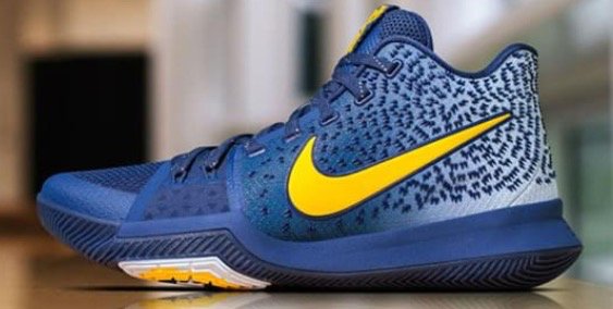 solebooster's tweet photo. Kyrie Irving's New look for Nike Kyrie 3 PE https://t.co/OIGBoSR465 https://t.co/4eUNH41irp