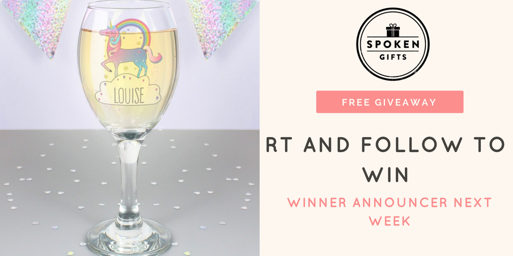 RusGiveaways's tweet photo. RT & Follow for the chance to win our new Personalised Unicorn Wine Glass! #competition #giveaway... https://t.co/ak3kpxVAA9 by #Smhumm https://t.co/gRKi5GXYzP