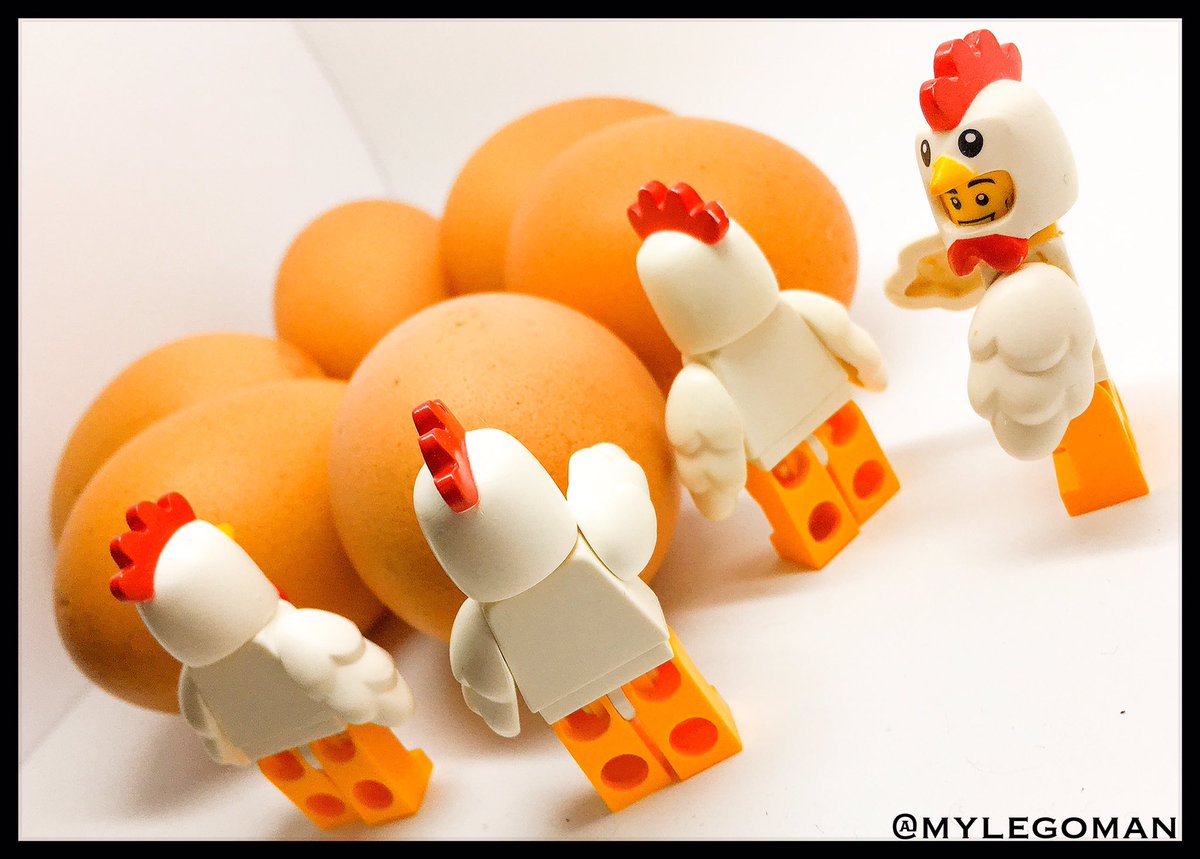mylegoman's tweet photo. Really EGGcited by my EGGcellent EGGlets, breakfast is going to be EGGsome #EasterWeekend #bankholidaymonday https://t.co/a8oWhaAJqj
