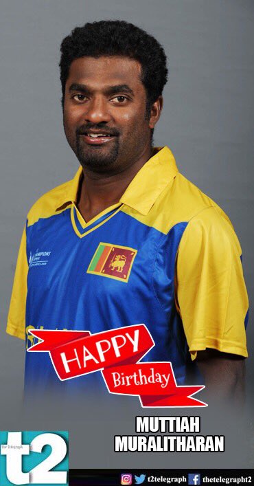 He\s the spin king with a wide-eyed smile. Happy birthday Muttiah Muralitharan! 