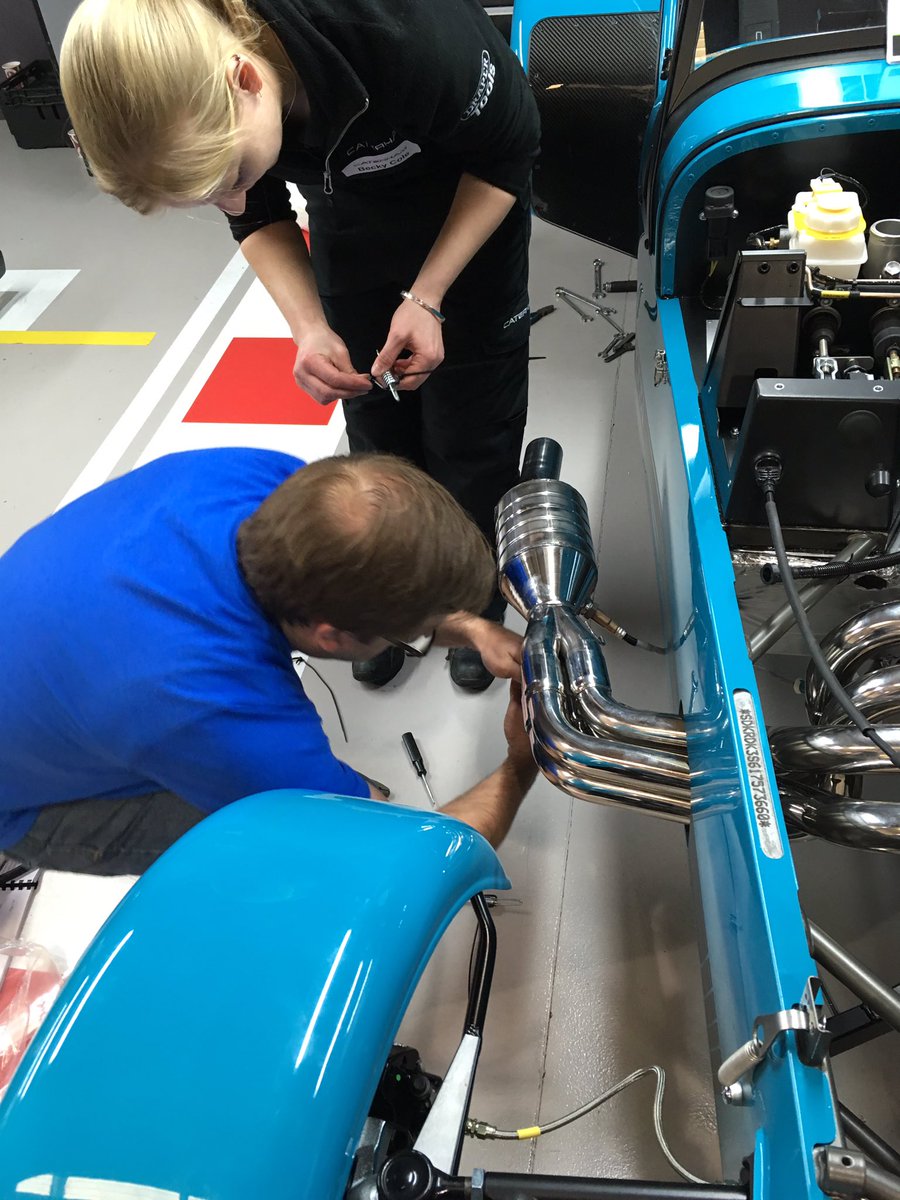 Adjusting stuff, exhausting! #PHFleet #caterham7 <a href="/PistonHeads/">PistonHeads</a>